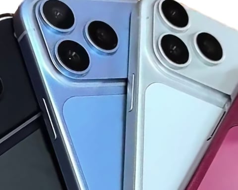 iPhone 18 Pro dummy units in Dark Cherry, Light Blue, Silver and Black color options for September 2026 launch