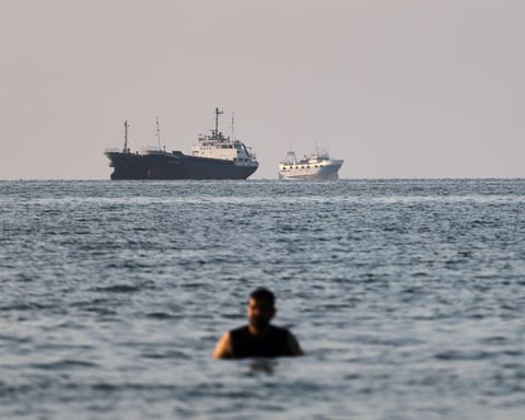 Vessels stranded near the Strait of Hormuz as the US and Iran negotiate a toll-free shipping agreement in June 2026