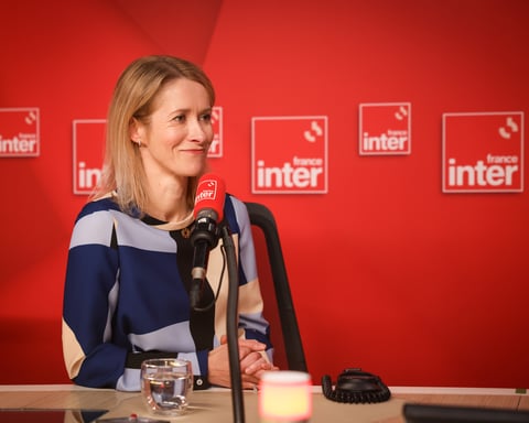 Kaja Kallas, the EU's top diplomat, who pressed Ireland over alumina exports to Russia