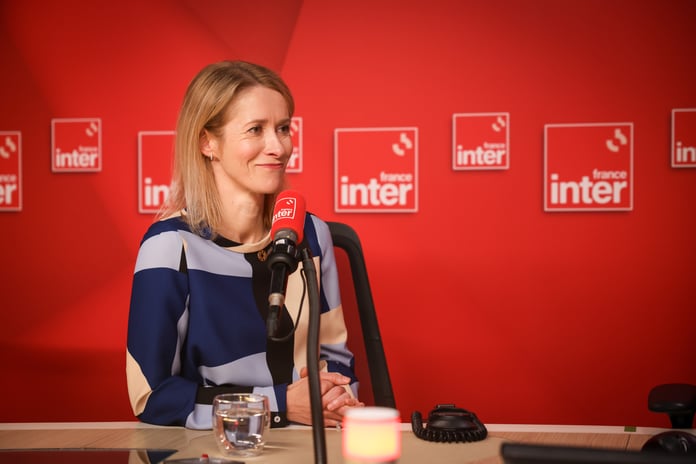 Kaja Kallas, the EU's top diplomat, who pressed Ireland over alumina exports to Russia