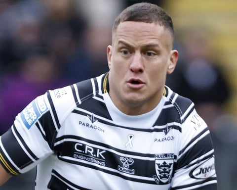 Rugby league forward Kane Evans during his playing career with Hull FC