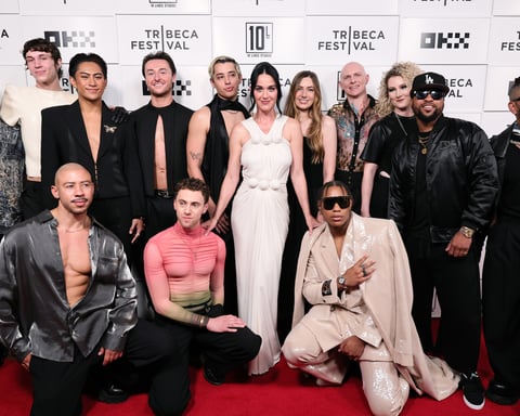 Katy Perry at the premiere of The Lifetimes Tour Live from Paris at the 2026 Tribeca Festival in New York on June 8 2026
