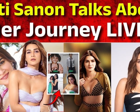 Kriti Sanon speaking at an event in 2026