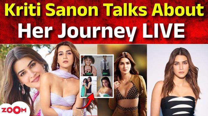 Kriti Sanon speaking at an event in 2026
