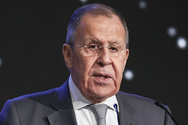 Russian Foreign Minister Sergey Lavrov at the CSTO Council of Foreign Ministers meeting in Kazan, June 10, 2026