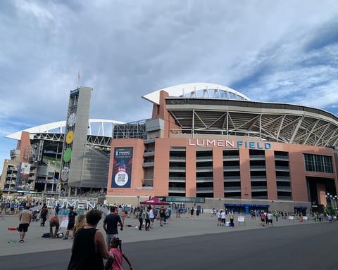 Lumen Field in Seattle, a 2026 World Cup venue, the kind of stadium the returned round-of-16 tickets were for