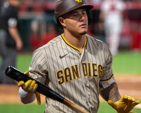 San Diego Padres third baseman Manny Machado, who homered in the rout of the Orioles