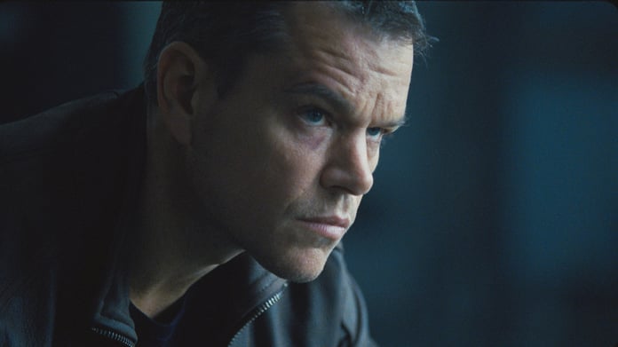Matt Damon as Jason Bourne in the Bourne film franchise