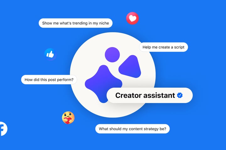 Meta Creator Assistant AI tool for Facebook creators header image