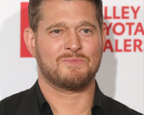 Michael Buble, who performed with a choir at the Canada World Cup opening ceremony at BMO Field in Toronto