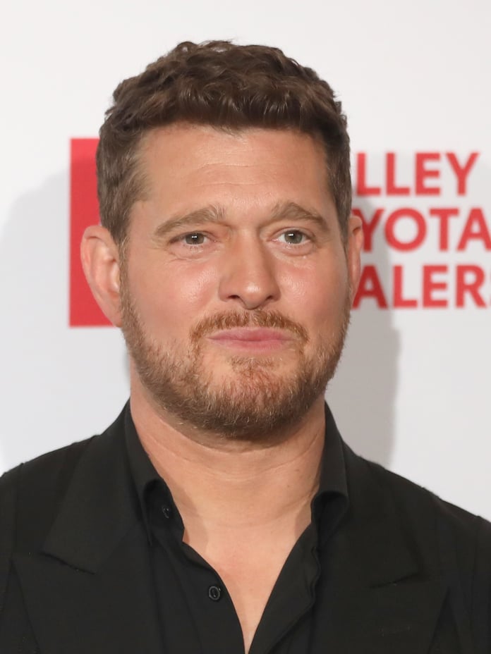 Michael Buble, who performed with a choir at the Canada World Cup opening ceremony at BMO Field in Toronto