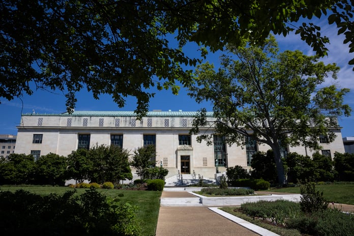 The National Academy of Sciences building in Washington, home of the institution whose extreme weather attribution report is targeted by an industry-allied campaign