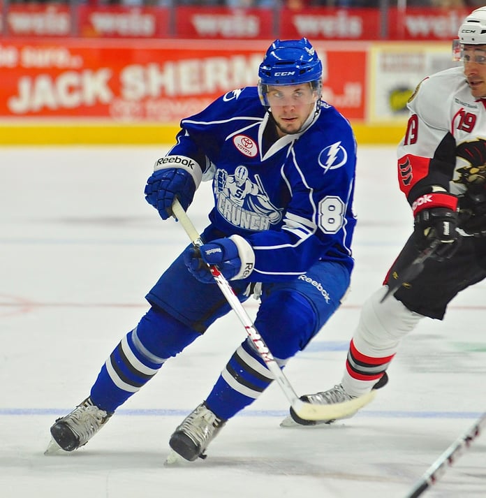 Nikita Kucherov of the Tampa Bay Lightning, who won his second Hart Trophy as NHL MVP