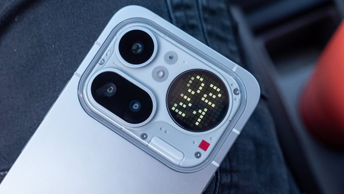 Nothing Phone 4a Pro Glyph Matrix display panel available at Best Buy US stores