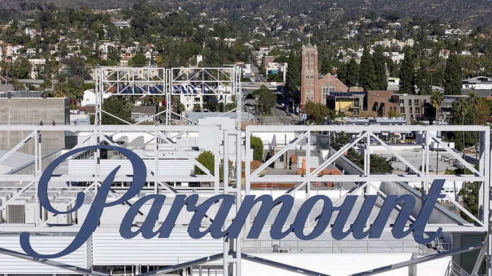 The Paramount sign in Los Angeles