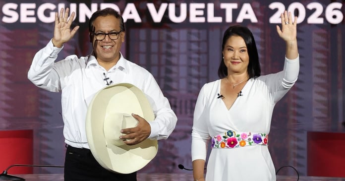 Keiko Fujimori and Roberto Sanchez debate ahead of Peru presidential runoff June 7 2026