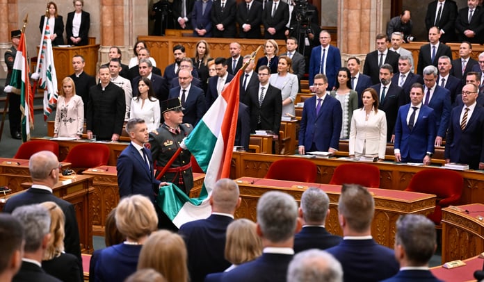 Peter Magyar takes the oath as Hungary's prime minister in Budapest