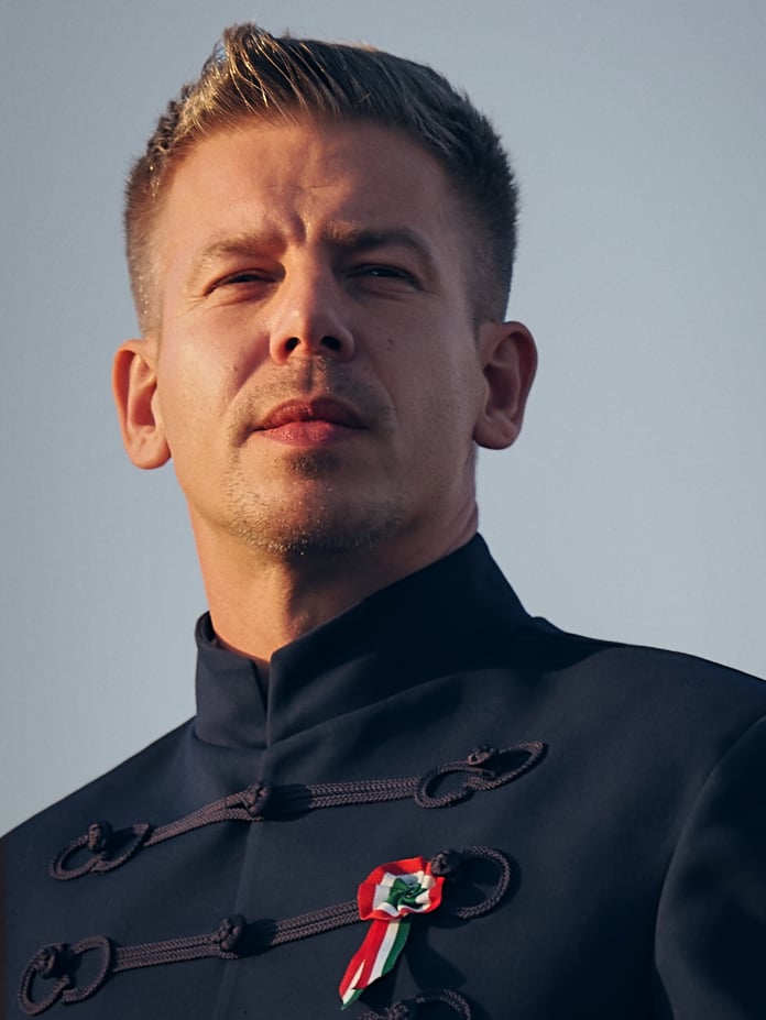 Peter Magyar, the Hungarian prime minister whose government tabled the anti-corruption bill, in a 2026 portrait