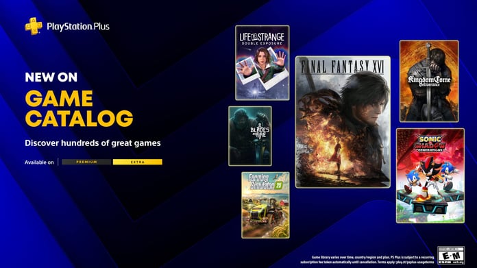 PS Plus Extra and Premium June 2026 game catalog lineup featuring Final Fantasy XVI