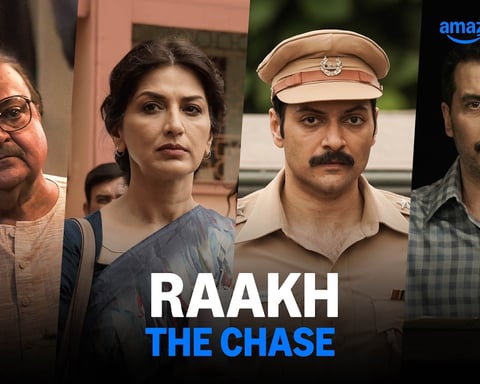 Raakh series poster featuring Ali Fazal on Amazon Prime Video