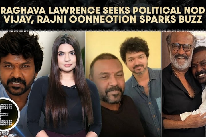 Raghava Lawrence discusses his political entry and connection to Chief Minister Vijay