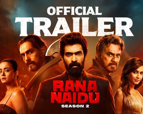 Rana Naidu Season 2 official trailer featuring Rana Daggubati and Venkatesh Daggubati on Netflix