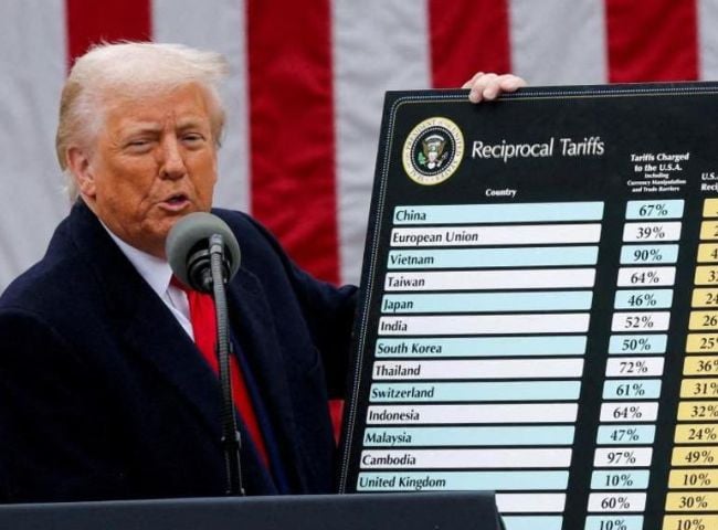 Consumer choosing refurbished electronics over new devices amid US tariff price increases 2025