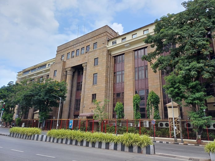 The Reserve Bank of India headquarters in Mumbai, the central bank defending the rupee as the Iran war pressures India's economy