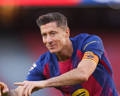 Robert Lewandowski, the striker linked with a move to MLS side Chicago Fire