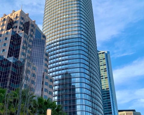 Salesforce Tower in San Francisco, headquarters of the company acquiring AI firm Fin