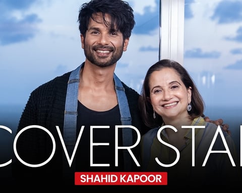 Shahid Kapoor during THR India interview discussing Alia Bhatt Cannes 2026 trolling paid campaign allegation by Anupama Chopra