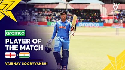 Vaibhav Sooryavanshi batting in the ICC Under-19 Cricket World Cup Final 2026