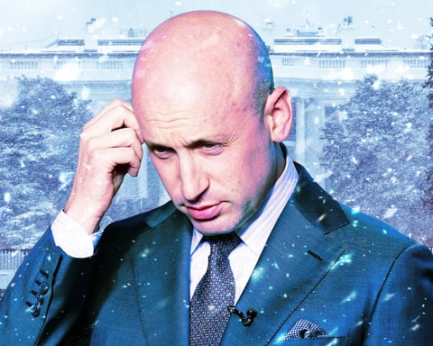 White House Deputy Chief of Staff for Policy Stephen Miller speaks at the White House on immigration enforcement