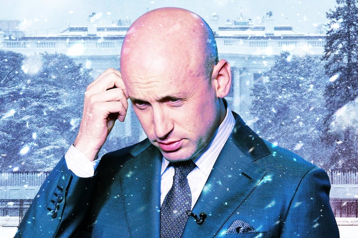 White House Deputy Chief of Staff for Policy Stephen Miller speaks at the White House on immigration enforcement