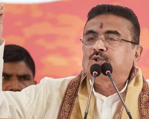 Suvendu Adhikari speaking about bringing Tata back to Bengal after Singur