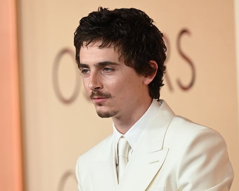 Timothee Chalamet at the 98th Academy Awards in March 2026