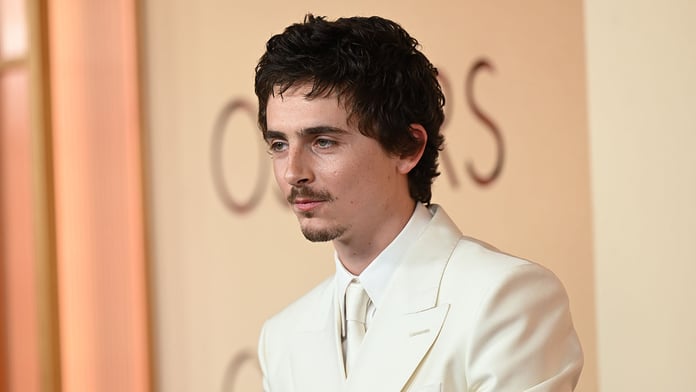 Timothee Chalamet at the 98th Academy Awards in March 2026