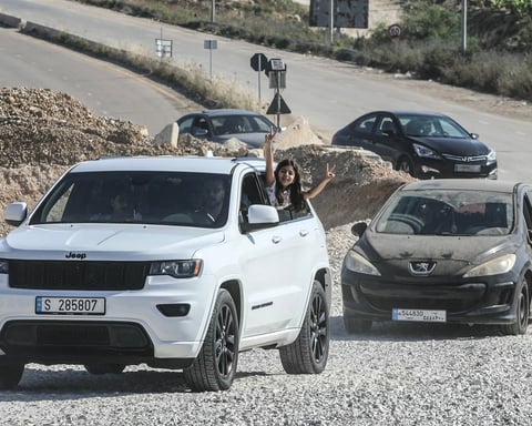Displaced Lebanese residents return to southern villages on June 15 2026 after US-Iran MOU ceasefire announcement