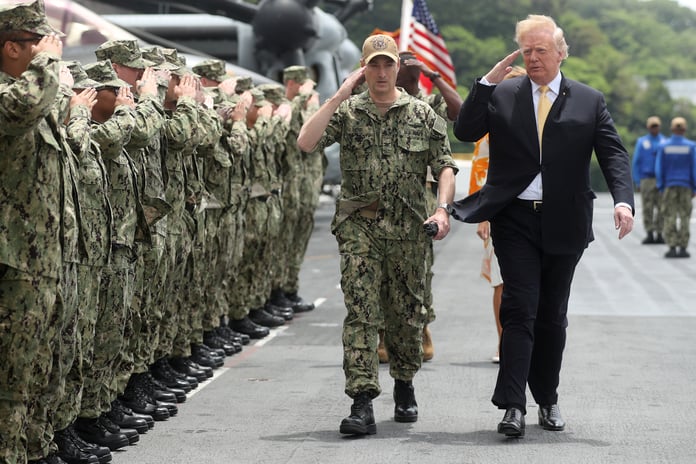 US military presence in the Middle East during the 2026 Iran war Operation Epic Fury