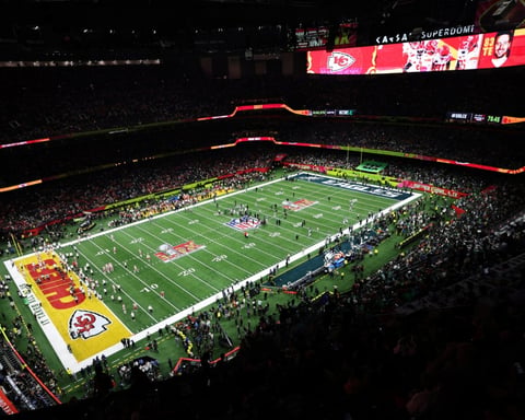 Super Bowl LIX at Caesars Superdome where Tubi reached 15.5 million peak concurrent viewers streaming free