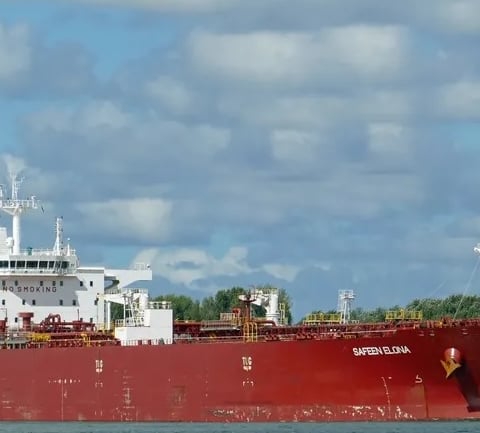 Safeen Elona Russian shadow fleet tanker Black Sea near Romania Constanta port explosion
