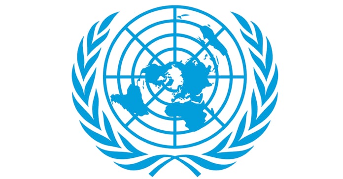 United Nations Secretary-General Antonio Guterres and spokesman Stephane Dujarric at UN press briefing on Iran US MOU Geneva signing