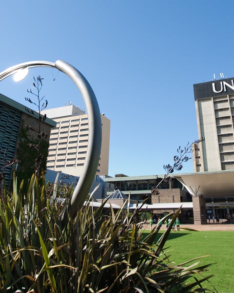 The library lawn at the University of New South Wales in Sydney, the university approved to open a Bengaluru campus in August 2026