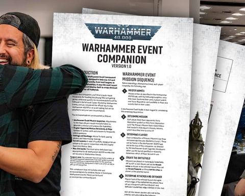 Warhammer 40,000 11th edition Event Companion documents for organized tournament play