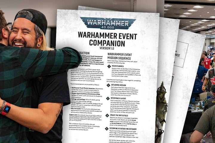 Warhammer 40,000 11th edition Event Companion documents for organized tournament play