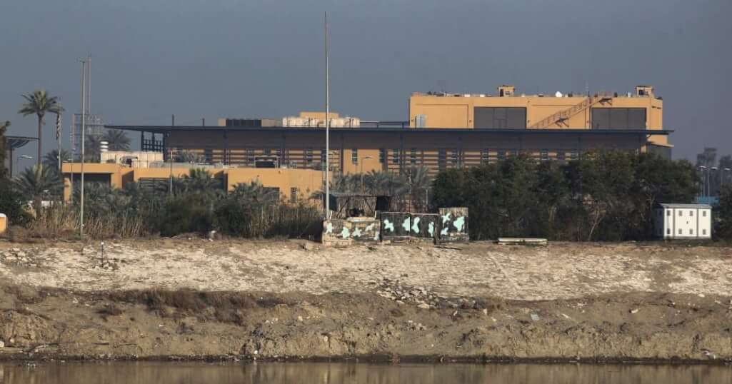 Several rockets fall near the American Embassy in Baghdad