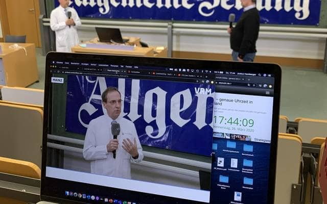 Third online night lecture on corona virus