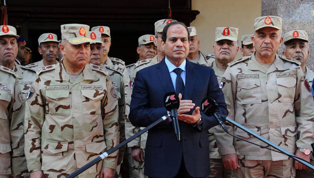 “Egyptian forces… ready for any operation inside or outside” says President Al-Sisi