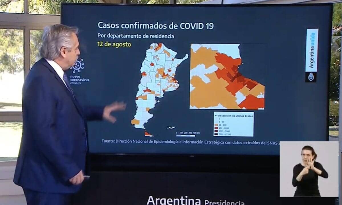 Argentina is removed from a world registry of Covid-19 cases