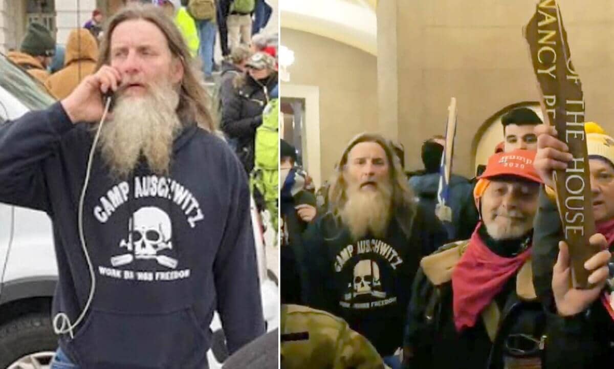 Trump supporter who stormed the Capitol with a T-shirt about Auschwitz arrested